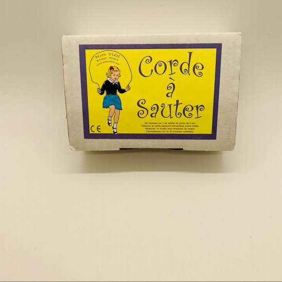 NWT Corde a Sauter Jump Rope Green Yellow Caterpillar Handles.Blue White Rope. - Picture 2 of 5